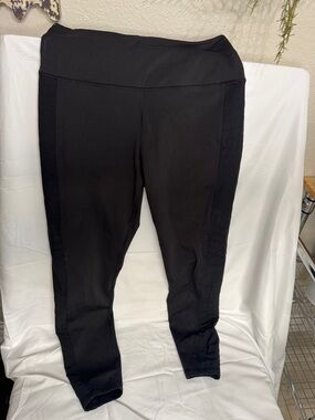 Spyder Black Athletic High-Waist Leggings
